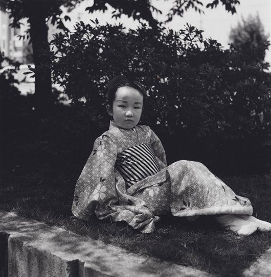 ISSEI SUDA: From the series 'Fushi-Kaden', Ohta Gunma, 1976 Gelatin silver print. 21.6 x 21 cm. (8 ½ x 8 ¼ in). Signed in Japanese with artist name and copyright annotation in pencil on the verso. P