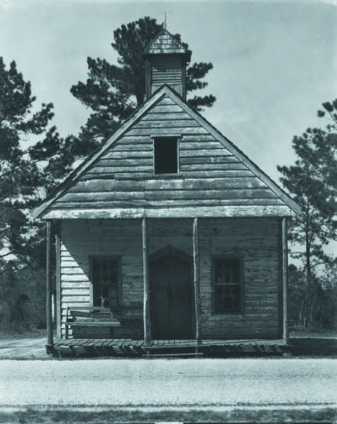 WALKER EVANS, 1903-1975 Wooden church, South Carol: WALKER EVANS, 1903-1975 Wooden church, South Carolina, 1936 Gelatin silver print, printed 1960. 9 5/8 x 7 5/8 in. (24.4 x 19.4 cm). Credit stamp on the vers