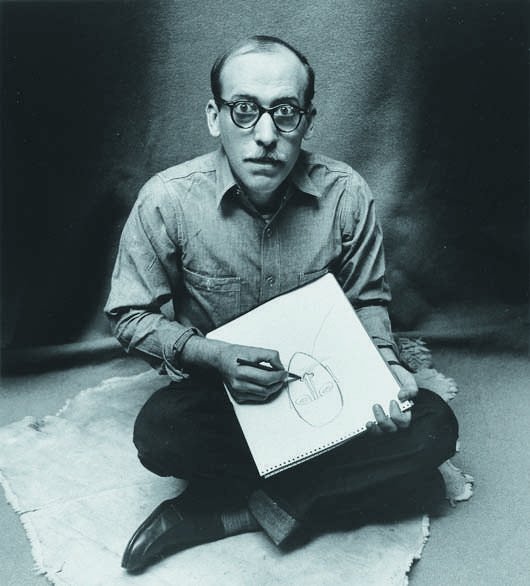 IRVING PENN, b. 1917 Saul Steinberg, New York, Jan