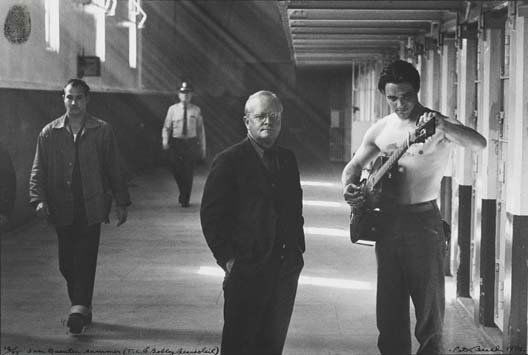 PETER BEARD, b. 1938 San Quentin Summer (T.C. and: PETER BEARD, b. 1938 San Quentin Summer (T.C. and Bobby Beausoleil), 1972 Gelatin silver print. 9 x 13 ⅜ in. (22.9 x 34 cm). Signed, titled, dated and numbered lower edge. This work is from an e