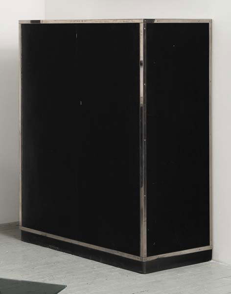 ANTON LORENZ, 1891-1964 Wardrobe, ca. 1929-1933 P: ANTON LORENZ, 1891-1964 Wardrobe, ca. 1929-1933 Painted wood, chrome-plated metal. Manufactured by Desta Stahlrohrmöbel GmbH, Germany. 59 ⅝ x 47 ¼ x 23 ¼ in. (151.4 x 120 x 59 c