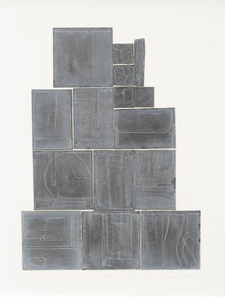 LOUISE NEVELSON, 1899-1988 Lead Intaglio Series