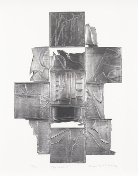 LOUISE NEVELSON, 1899-1988 Lead Intaglio Series