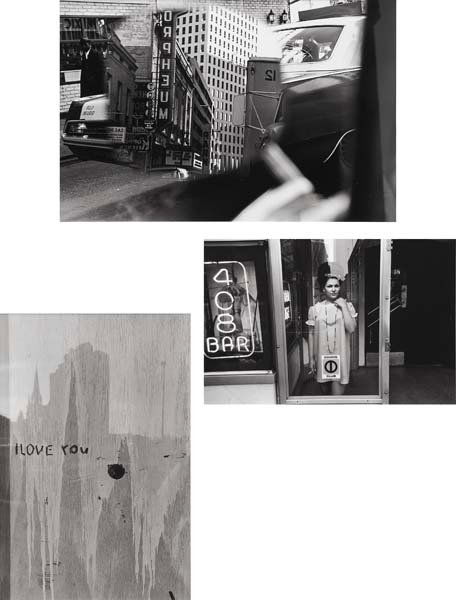 LEE FRIEDLANDER, b. 1943 Selected Images, 1966-19: LEE FRIEDLANDER, b. 1943 Selected Images, 1966-1988 Nine gelatin silver prints, printed later. Each 8 ½ x 12 ⅞ in. (21.6 x 32.7 cm). Each signed, titled, dated in pencil and copyright cre