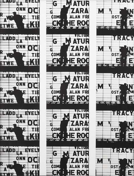 WILLIAM KLEIN, b. 1928 Broadway by Night, New Yor: WILLIAM KLEIN, b. 1928 Broadway by Night, New York, 1958 Gelatin silver print, printed circa 2000. 46 ¾ x 36 in. (118.7 x 91.4 cm). Signed, titled and dated in ink on the reverse of the aluminu