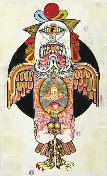 HIROYASU KATO / KATOPE, b. 1976 Godbird, 2008 Acry