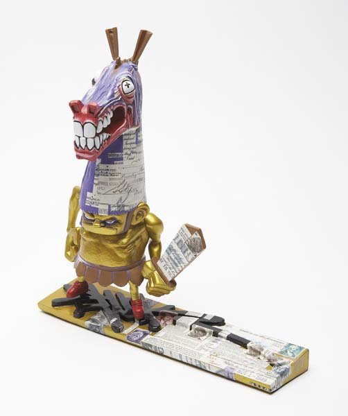 MR. EWOKONE, b. 1976 Custom-styled Gold Horselingt