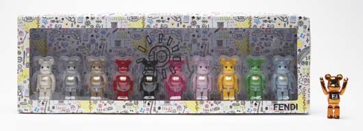 100% BEARBRICK Eleven works: Fendi box set and fig