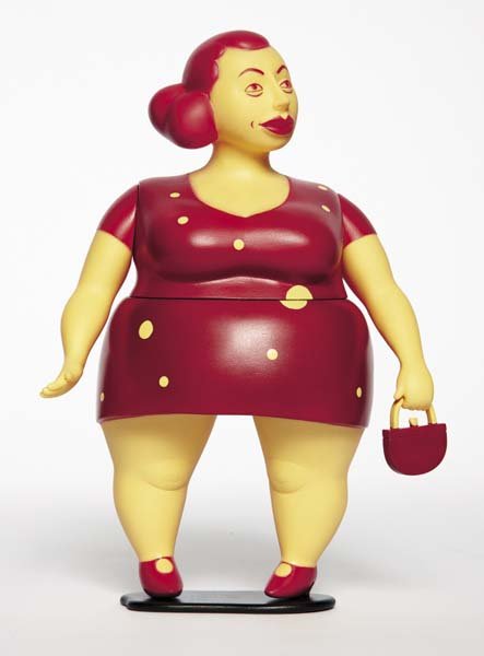 MARGARET KILGALLEN, 1967-2001 Untitled (from Neo-G: MARGARET KILGALLEN, 1967-2001 Untitled (from Neo-Graffiti Project 3D), 2002 Painted cast vinyl. 7 ½ x 5 ½ x 3 ¼ in. (19.1 x 14 x 8.3 cm). Stamped on bottom. This toy is an artist'