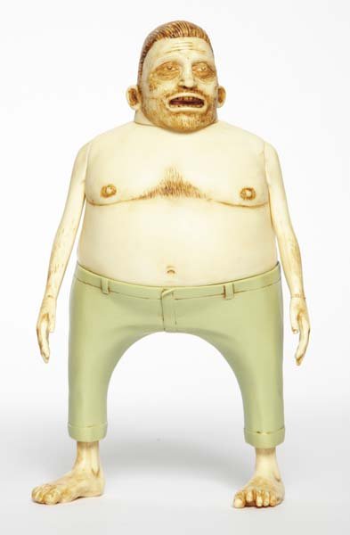 BARRY MCGEE, b. 1966 Untitled (from Neo-Graffiti P: BARRY MCGEE, b. 1966 Untitled (from Neo-Graffiti Project 3D), 2002 Painted cast vinyl. 7 ⅝ x 3 ½ x 1 ¾ in. (19.4 x 8.9 x 4.4 cm). Numbered and stamped on bottom. This toy is from a