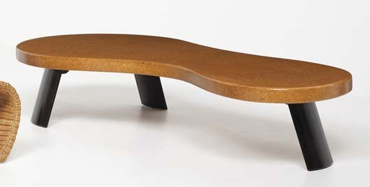 PAUL FRANKL, 1887-1958 Coffee table, 1940s Cork, m