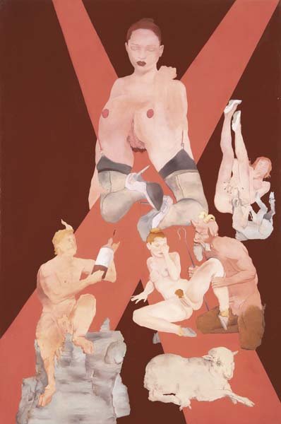 KELLI WILLIAMS, b. 1972 Double Happiness, 2005 Oil