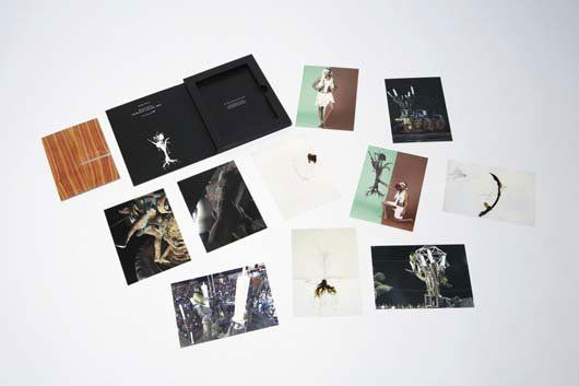 MATTHEW BARNEY, b. 1967 Portfolio of ten works: Fr: MATTHEW BARNEY, b. 1967 Portfolio of ten works: From Mud, a Blade, 2006 10 offset lithograph postcards, and polyethylene and rosewood double-ply card in presentation box. Each 5 ¾ x 4 ⅛ i