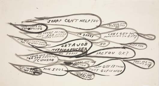 CHRIS JOHANSON, b. 1968 Untitled, 1998 Ink on pape