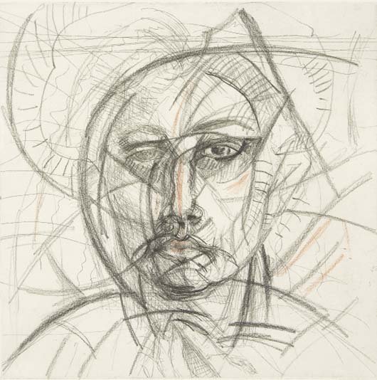 PAT STEIR, b. 1938 Self As If Done by Early Gris,
