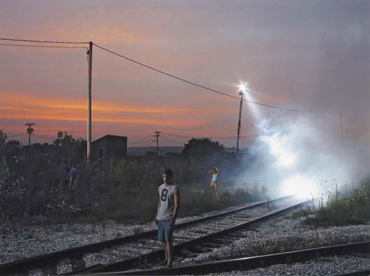 GREGORY CREWDSON, b. 1962 Production Still (from B: GREGORY CREWDSON, b. 1962 Production Still (from Beneath the Roses), 2004 Digital c-print. 21 x 28 in. (53.3 x 71.1 cm). Signed and dated lower edge. This work is from an edition of 40.