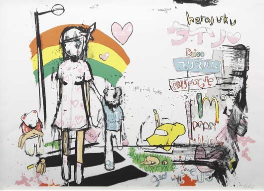 ANTONY MICALLEF, b. 1975 My Walk in Harajuku, 2005