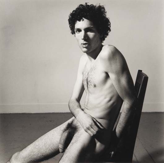 PETER HUJAR, 1934-1987 Nude Blowing Bubble Gelatin