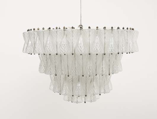 IN THE STYLE OF VENINI, 1895-1995 Chandelier, 1970