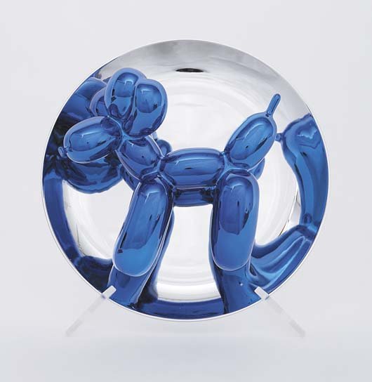 JEFF KOONS, b. 1955 Balloon Dog (Blue), 2002 Porce