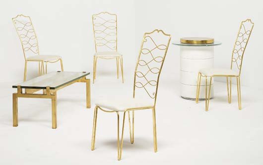 ATTRIBUTED TO RENE DROUET, 1899-1993 Set of four s