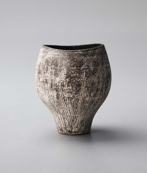 HANS COPER, 1920-1981 Early vase with inlaid desig