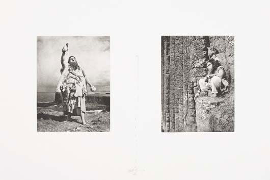 MATTHEW BARNEY, b. 1967: Untitled (from Cremaster 3), 2002 Photogravure on paper. 15 1/4 x 23 1/8 in. (38.7 x 58.7 cm). Signed, dated and numbered lower edge. This work is from an edition of 40.