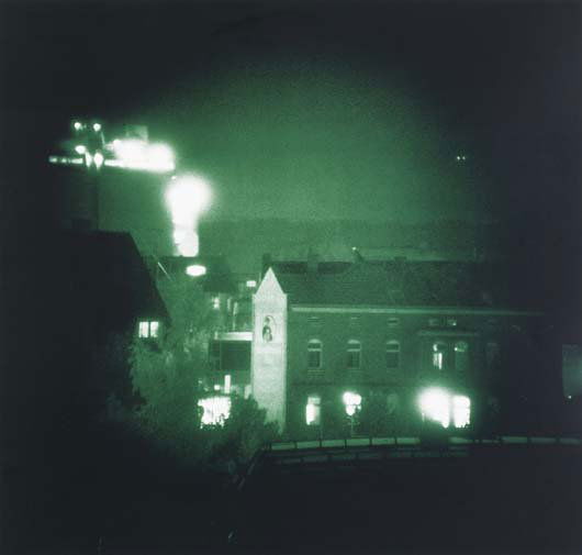 THOMAS RUFF, b. 1958: Nachtphotos, 1993 Grano lithograph. 23 1/4 x 24 1/2 in. (59.1 x 62.2 cm). Signed and numbered on verso. This work is from an edition of 45. PROVENANCE Edition Schellmann, Munich / New York