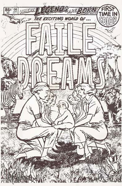 FAILE, active since 1999: Faile Dreams, 2008 Acrylic and screenprint on paper. 38 x 25 in. (96.5 x 63.5 cm). Signed and annotated lower edge. Dated and numbered on verso. This work is from a varied edition of 16.