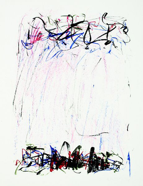JOAN MITCHELL, 1981: Bedford Series: Sides of a River I, 1926 - 1992 Lithograph in colors, on Arches 88 paper, with full margins, I. 39 x 28 in. (99.1 x 71.1 cm); S. 42 1/2 x 32 1/2 in. (108 x 82.6 cm). signed and numbere