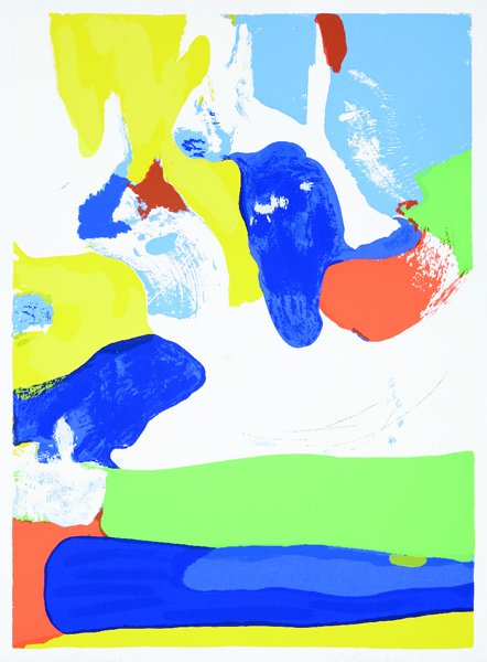 JAMES BROOKS, 1975: Concord, from America: The Third Century, 1906-1992 Screenprint in colors, on wove paper, with full margins, I. 28 1/2 x 20 1/2 in. (72.4 x 52.1 cm); S. 30 x 22 in. (76.2 x 55.9 cm). signed, dated `75