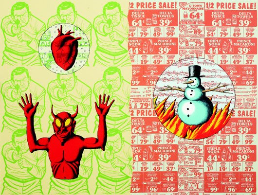 DAVID WOJNAROWICZ, 1990-91: Four Elements: Fire and Water, 1954 - 1992 Lithograph in colors, on Rives BFK paper, the full sheet, S. 22 1/2 x 29 3/4 in. (57.2 x 75.6 cm). signed, dated '1990', titled and numbered X/XVI in pencil