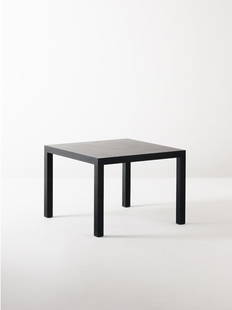 MAARTEN VAN SEVEREN, 1956-2005: "70%" coffee table, model no. T93, ca. 1993 Bakelite. 19 3/4 x 27 1/2 x 27 1/2 in. (50.2 x 69.9 x 69.9 cm.). Produced by Maarten Van Severen MEUBELEN, Belgium. LITERATURE Maarten Van Severen,