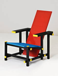 MARIO MINALE, ‘Red Blue LEGO® Chair’, 2007: 'Red Blue LEGO® Chair', 2007 LEGO® bricks, aluminium.. 84 cm. (33 1/8 in) high.. Manufactured by Droog Design, The Netherlands. Number three from the edition of five, plus two artist's proofs and