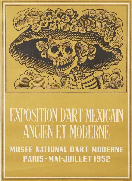 EXHIBITION POSTER FROM MUSEE NATIONAL D'ART MODERNE