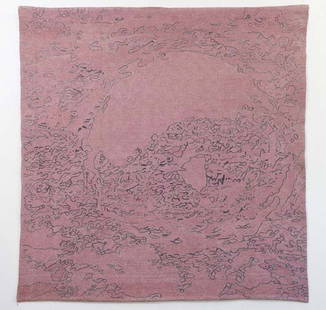 FERNANDA BRUNET, b. 1964: Untitled tapestry, 2003 Wool. 97 x 98 in. (246.4 x 248.9 cm). Produced by Taller Mexicano de Gobelinos, Mexico.