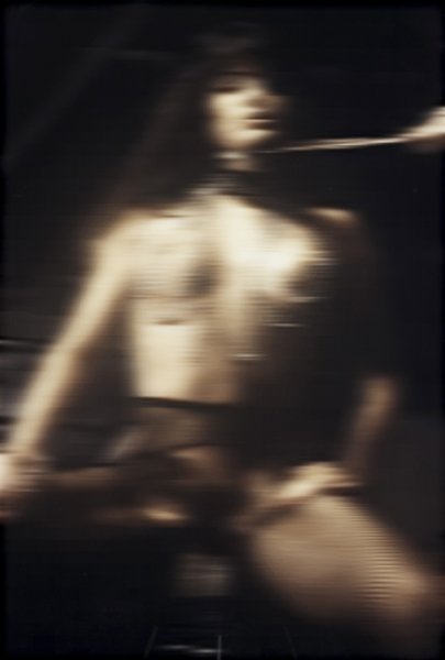 THOMAS RUFF, Nude qaf06: Nude qaf06, 2001 Chromogenic colour print mounted with Diasec face in the artist's wooden frame. 153 x 110 cm. (60 1/4 x 43 1/4 in). Signed, dated 'Th Ruff 2001' and numbered of five on the reverse. T