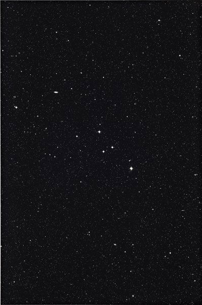 THOMAS RUFF, 19h 38m/-60: 19h 38m/-60, 1992 C-print in artists wooden frame. 257.8 x 186 cm. (101 1/2 x 73 1/4 in). Signed, titled and dated 'TC Ruff 1992 19h 38m/ -60?' on the reverse. This work is from an edition of two.R