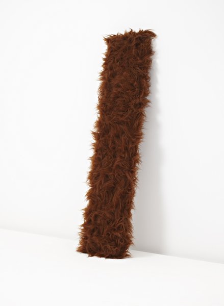 SYLVIE FLEURY, Claudia: Claudia, 1997 Synthetic fur on wood. 180x 50 x 10 cm. (70 7/8 x 19 3/4 in). PROVENANCE Galerie Mehdi Chouakri, Berlin