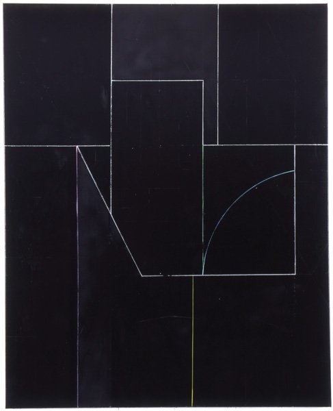 PETER PERI, Cruciform 2: Cruciform 2, 2007 Spray paint, marker pen and gloss paint on canvas. 126.4 x 105.1 cm. (49 3/4 x 41 3/8 in). Signed, titled and dated 'CRUCIFORM 2 Peter Peri 8. 07' on the reverse.♠ PROVENANCE G