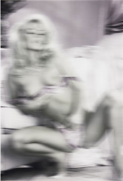 THOMAS RUFF, Nudes wh14: Nudes wh14, 2001 C-print in artist's wooden frame. 153 x 110.4 cm. (60 1/4 x 43 1/2 in). Signed, titled, dated and numbered of five 'TC Ruff 2001 wh14' on the reverse. This work is from an edition of