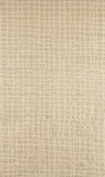 SERGEJ JENSEN, Untitled, 2002: Untitled, 2002 Bleach on jute. 71 x 43 1/2 in. (180.3 x 110.5 cm). Signed and dated "Sergej Jensen 2002" on the overlap. PROVENANCE Galerie Neu, Berlin; Patrick De Brock Gallery, Knokke