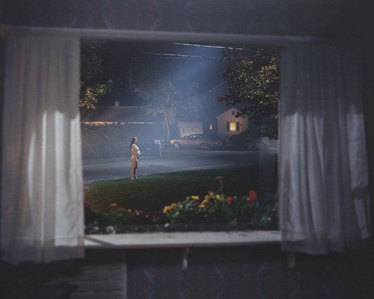 GREGORY CREWDSON, Untitled (sleep walker), 1999: Untitled (sleep walker), 1999 C-print. 47 1/2 x 59 1/2 in. (120.7 x 151.1 cm). Signed "Gregory Crewdson" on a label adhered to the reverse. This work is an artist's proof from an edition of 10 plus tw
