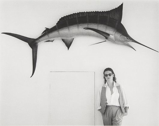 ROBERT MAPPLETHORPE, Lisa Lyon, 1982: Lisa Lyon, 1982 Gelatin silver print. 15 1/8 x 19 1/8 in. (38.4 x 48.6 cm). Signed, dated in ink and copyright credit reproduction limitation stamp on the reverse of the flush-mount. Number AP 1 from