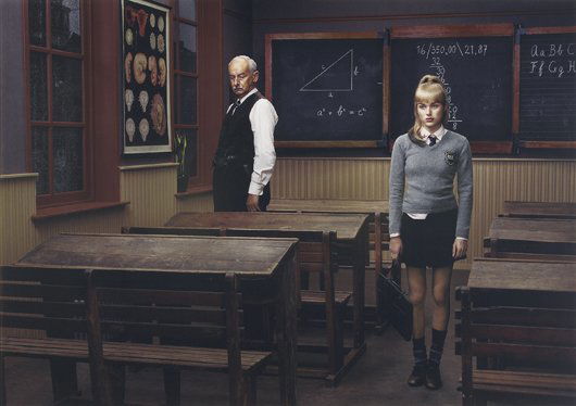 ERWIN OLAF, The Classroom from Hope, 2005: The Classroom from Hope, 2005 Lambda print, Diasec mounted. 47 3/8 x 66 3/4 in. (120.3 x 169.5 cm). Signed, titled, dated and numbered 6/10 in ink on an artist's label affixed to the reverse of the al