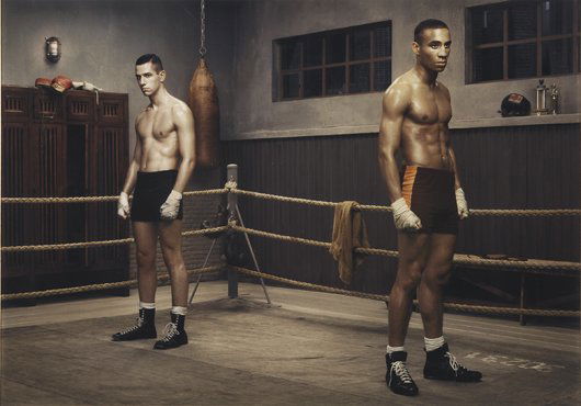 ERWIN OLAF, The Boxing School from Hope, 2005: The Boxing School from Hope, 2005 Lambda print, Diasec mounted. 27 5/8 x 39 1/4 in. (70.2 x 99.7 cm). Signed, titled, dated and numbered 10/12 in ink on an artist's label affixed to the reverse of the