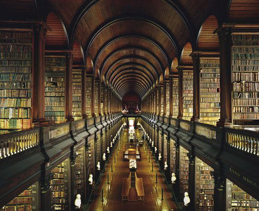 AHMET ERTUG, The Library of Trinity College, "The L: The Library of Trinity College, "The Long Room", Dublin, 2008 Light Jet print. 70 7/8 x 86 7/8 in. (180 x 220.7 cm). Signed, dated and numbered 1/5 in ink on a label affixed to the reverse of the fram