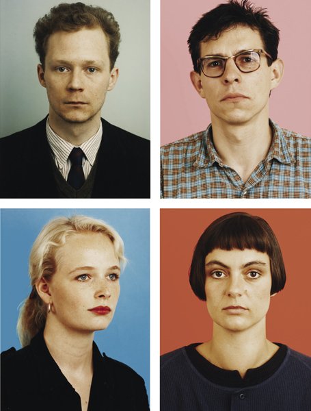 THOMAS RUFF, Selected Portraits, 1984-1985: Selected Portraits, 1984-1985 Four color coupler prints. Each approximately 9 1/2 x 7 1/4 in. (24.1 x 18.4 cm). Each signed and dated in pencil on the verso. LITERATURE Winzen, Thomas Ruff, n.p.