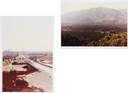 MIKE KELLEY: Three Valleys (Two Plates), 1980/98 Two photographs in colors, on Fugicolor Crystal Archive paper, with full margins, both I. 23 1/2 x 15 1/2 in. (59.7 x 39.4 cm); both S. 24 1/8 x 20 1/8 in. (61.3