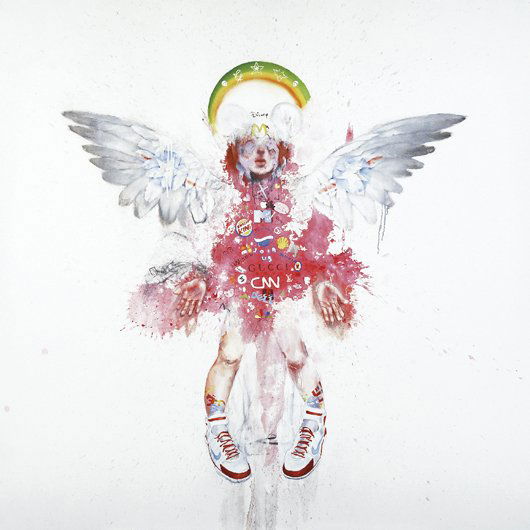 ANTONY MICALLEF: 21st Century Love, 2005 Giclee print in colors, on Hanhemühle Photorag paper, with full margins, I. 29 5/8 x 29 3/4 in. (75.2 x 75.6 cm); S. 35 1/8 x 35 1/8 in. (89.2 x 89.2 cm), signed and numbered